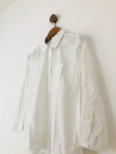 Load image into Gallery viewer, COS Women’s Half Button Up Shirt | 38 UK10 | White
