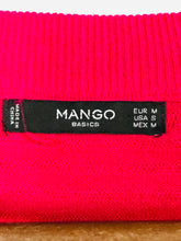 Load image into Gallery viewer, Mango Women&#39;s Ribbed Jumper | M UK10-12 | Pink
