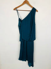 Load image into Gallery viewer, Helmut Lang Women&#39;s Asymmetrical Shift Dress | US6 UK10 | Blue
