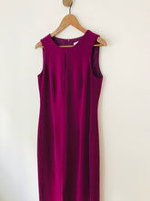Load image into Gallery viewer, J.Taylor Women&#39;s Cut-Out Sheath Dress | UK10 | Purple
