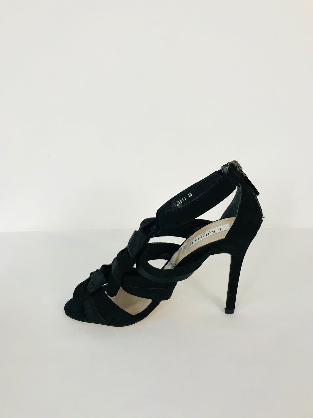 L.K.Bennett Women’s Strappy Heels | 35 UK2 | Black