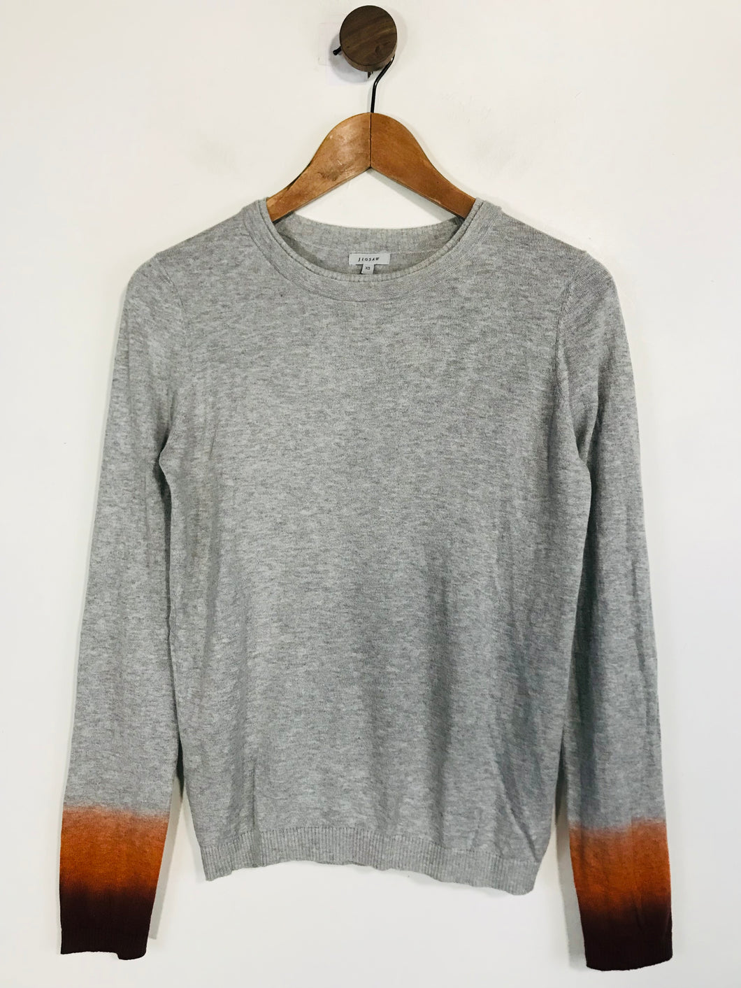 Jigsaw Women's Cotton Knit T-Shirt | XS UK6-8 | Green