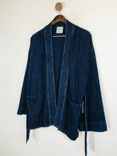 Load image into Gallery viewer, Indigo Unique Women&#39;s Wrap Denim Jacket | S UK8 | Blue
