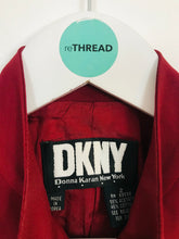 Load image into Gallery viewer, DKNY Women’s Period Vintage Doublet Waistcoat Vest | 2 UK6 | Red
