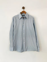 Load image into Gallery viewer, Dolce &amp; Gabbana Men&#39;s Striped Button-Up Shirt | 17 43 | Blue

