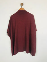 Load image into Gallery viewer, Cos Women&#39;s Wool High Neck Shawl | M/L | Red
