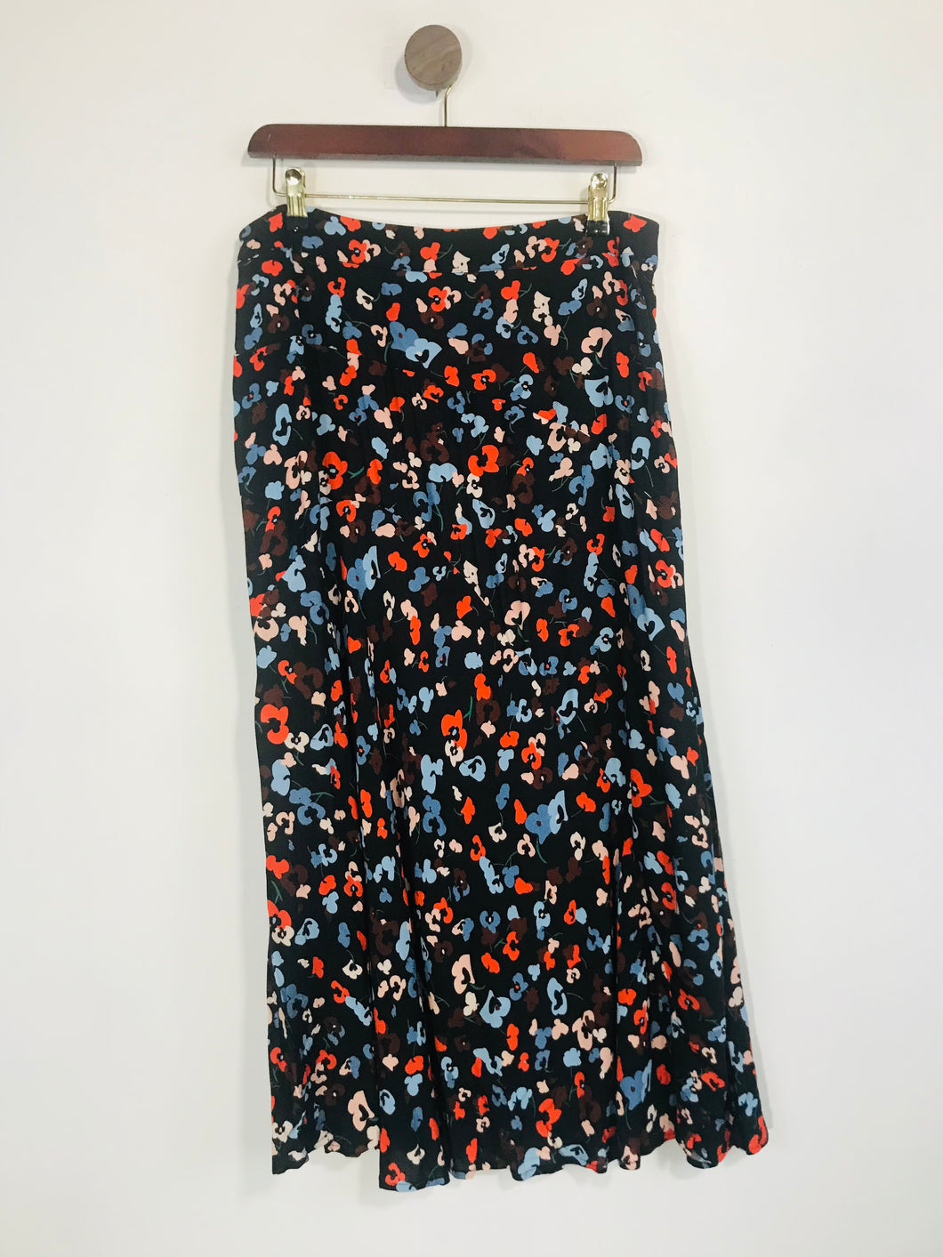 Baukjen Women's Floral Midi Skirt | UK14 | Black