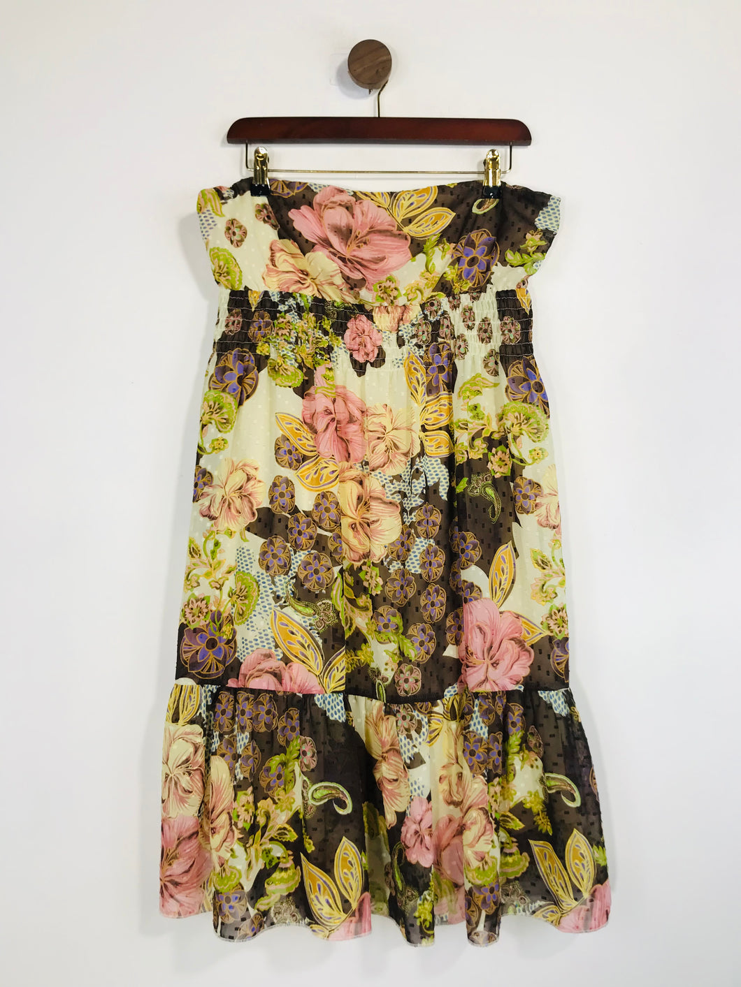 Suite 62 Boutique Women's Floral Strapless Mini Dress | UK10 | Multicoloured