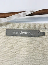 Load image into Gallery viewer, Sandwich Women&#39;s Cotton Jumper | XL UK16 | Beige
