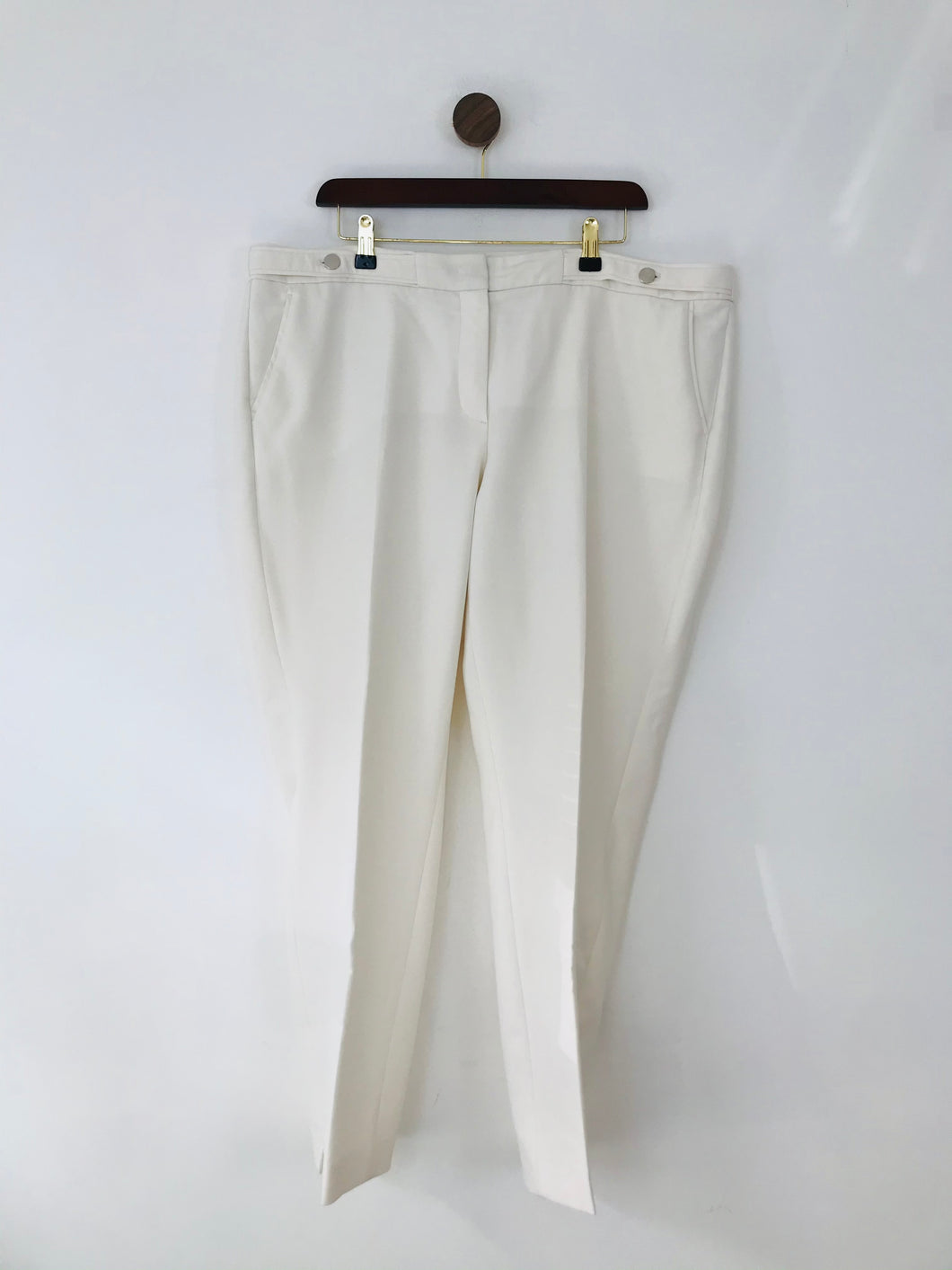 Betty Barclay Women's Smart Chinos Trousers | UK22 | White