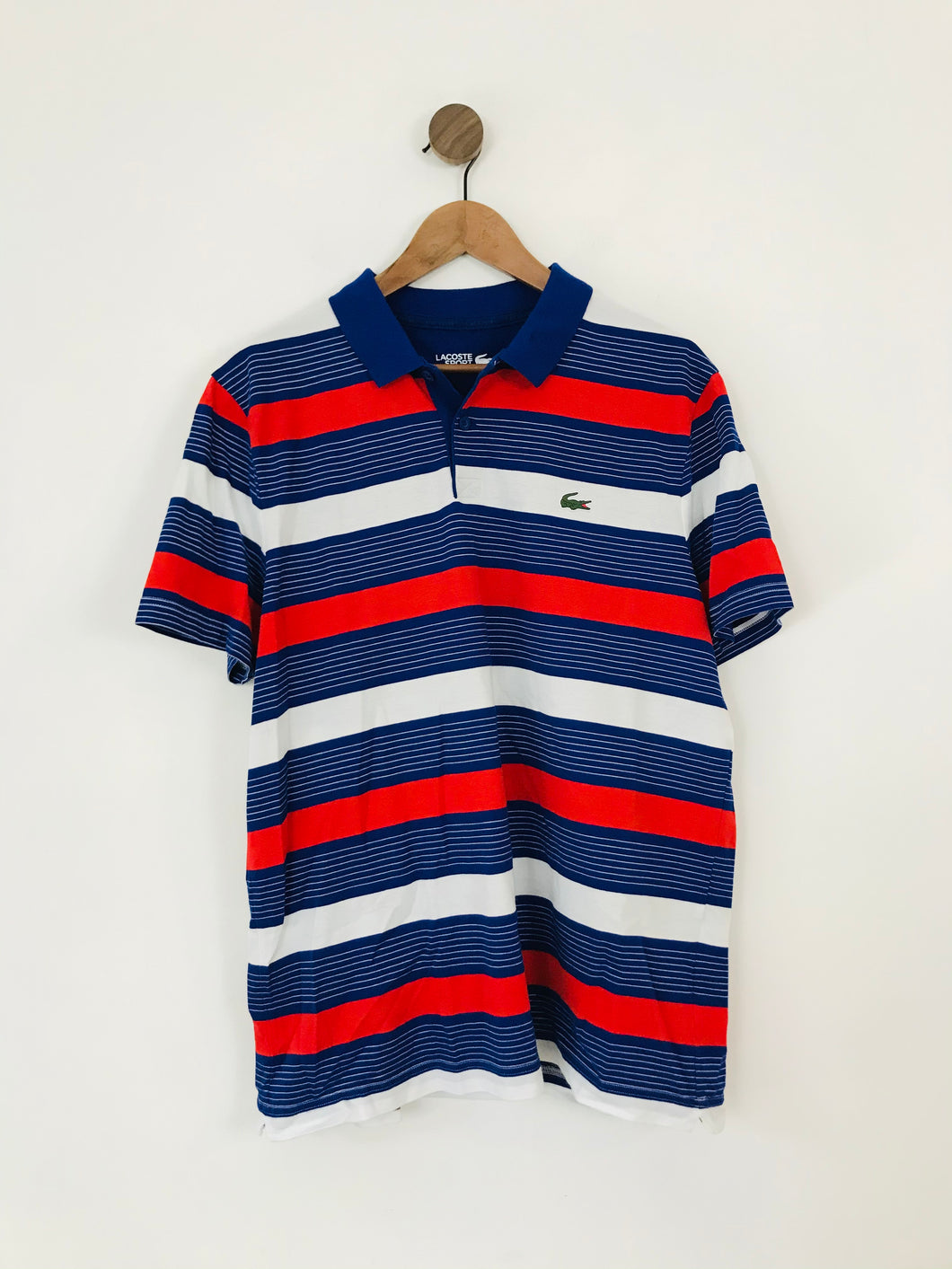 Lacoste Sport Men's Striped Polo Shirt | XL | Multicolour