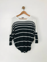 Load image into Gallery viewer, Phase Eight Women&#39;s Striped T-Shirt | UK14 | Black
