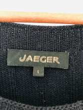 Load image into Gallery viewer, Jaeger Women&#39;s Oversized Sweater Jumper Vest | L UK14 | Blue
