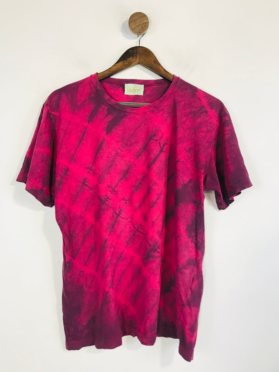 Aries Arise Women’s Cotton Tie dye T-Shirt | U | Purple