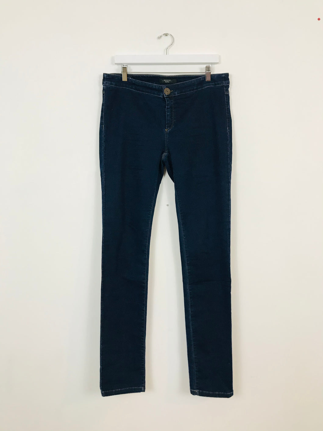 Weekend MaxMara Women’s Stretch Skinny Jeans Jeggings | UK 16 | Blue