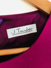 Load image into Gallery viewer, J.Taylor Women&#39;s Cut-Out Sheath Dress | UK10 | Purple
