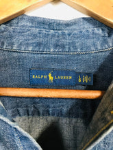 Load image into Gallery viewer, Ralph Lauren Women&#39;s Denim Button-Up Shirt | L UK14 | Blue
