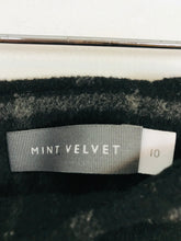 Load image into Gallery viewer, Mint Velvet Women’s Check Mini Skirt | UK10 | Black
