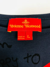 Load image into Gallery viewer, Vivienne Westwood Wide Neck Long Sleeve T-shirt | L | Grey
