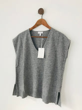 Load image into Gallery viewer, The White Company Women’s Wool Cashmere Sweater Vest Jumper NWT | UK12 | Grey

