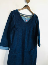 Load image into Gallery viewer, White Stuff Women&#39;s Denim Look Sheath Dress NWT | UK12 | Blue
