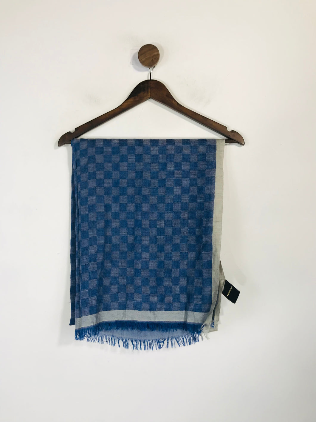 Ahujasons Women's Silk Wool Scarf | OS | Blue