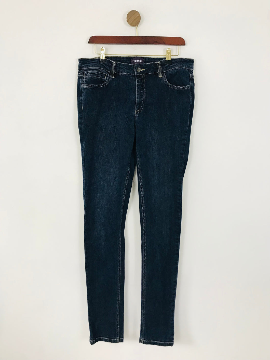 Long Tall Sally Its Denim Women's Long Slim Jeans | UK14 | Blue