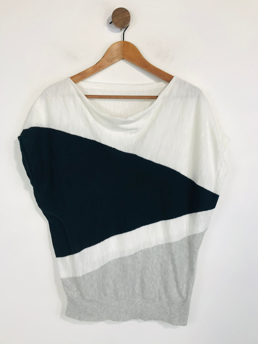 Mint Velvet Women's Knit T-Shirt | S UK8 | Multicoloured