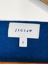 Load image into Gallery viewer, Jigsaw Women&#39;s Cotton Cowl Neck Jumper | S UK8 | Blue
