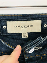 Load image into Gallery viewer, Karen Millen Womens Slim Jeans | UK 10 W31 L29 | Dark Blue
