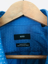 Load image into Gallery viewer, Boss Hugo Boss Men’s Button Up Shirt | L | Blue
