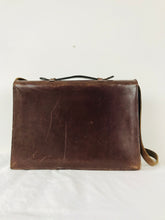 Load image into Gallery viewer, Ralph Lauren Vintage Satchel Messenger Bag | Medium | Brown
