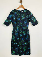 Load image into Gallery viewer, Jigsaw Women&#39;s Short Sleeve Fitted A-Line Dress NWT | UK10 | Multicoloured
