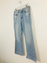 Load image into Gallery viewer, Zara Women’s Flared Wide Leg Jeans | 38 UK10 | Light Blue
