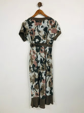 Load image into Gallery viewer, Fenn Wright Manson Women&#39;s Floral Silk Wrap Dress | UK10 | Brown
