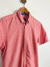 Load image into Gallery viewer, Zara Men&#39;s Short Sleeve Button-Up Shirt | M | Pink
