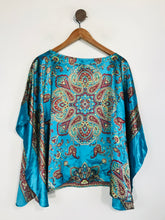 Load image into Gallery viewer, Kenzo Jeans Women&#39;s Silk Paisley Blouse | L UK14 | Multicoloured
