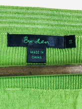 Load image into Gallery viewer, Boden Women&#39;s Knit V-Neck Jumper | UK14 | Green
