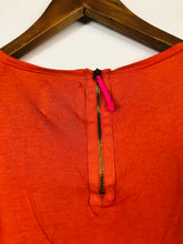 Load image into Gallery viewer, Essentiel Antwerp Women&#39;s Ruched Sleeve T-Shirt  | S UK8 | Orange
