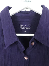 Load image into Gallery viewer, Gudrun Sjoden Women’s Collared Shirt | XL UK16 | Purple
