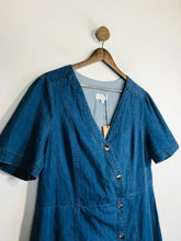 Load image into Gallery viewer, Monsoon Women&#39;s Denim A-Line Dress | UK20 | Blue
