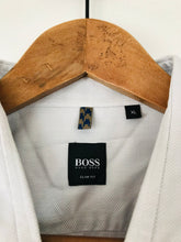 Load image into Gallery viewer, Boss Hugo Boss Men&#39;s Panelled Button-Up Shirt | XL | Blue
