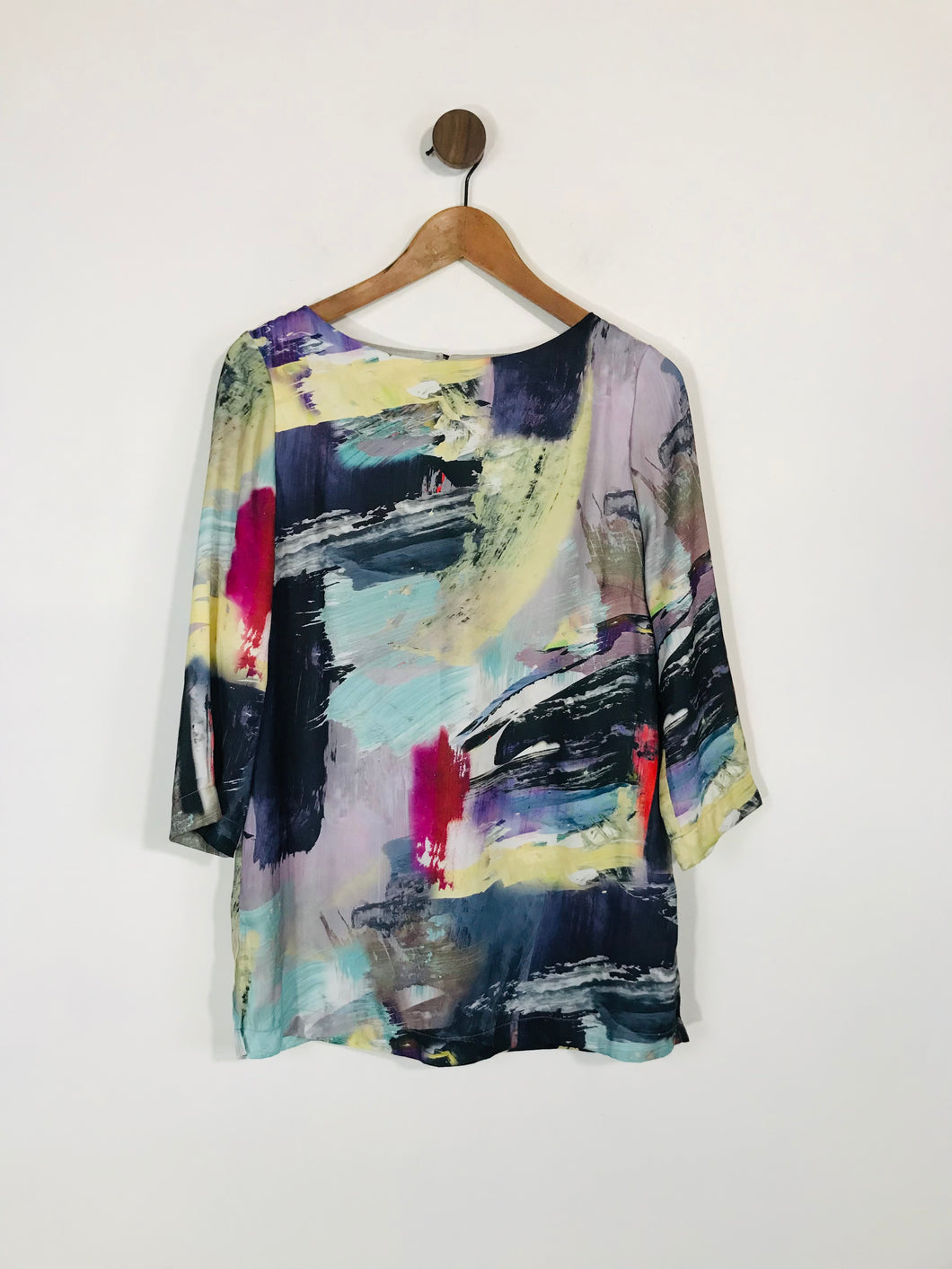 Artigiano Women's Abstract Print Blouse | UK10 | Multicolour