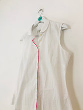 Load image into Gallery viewer, Savile Row Women’s Collared Button Up Tank Top | UK12 | White
