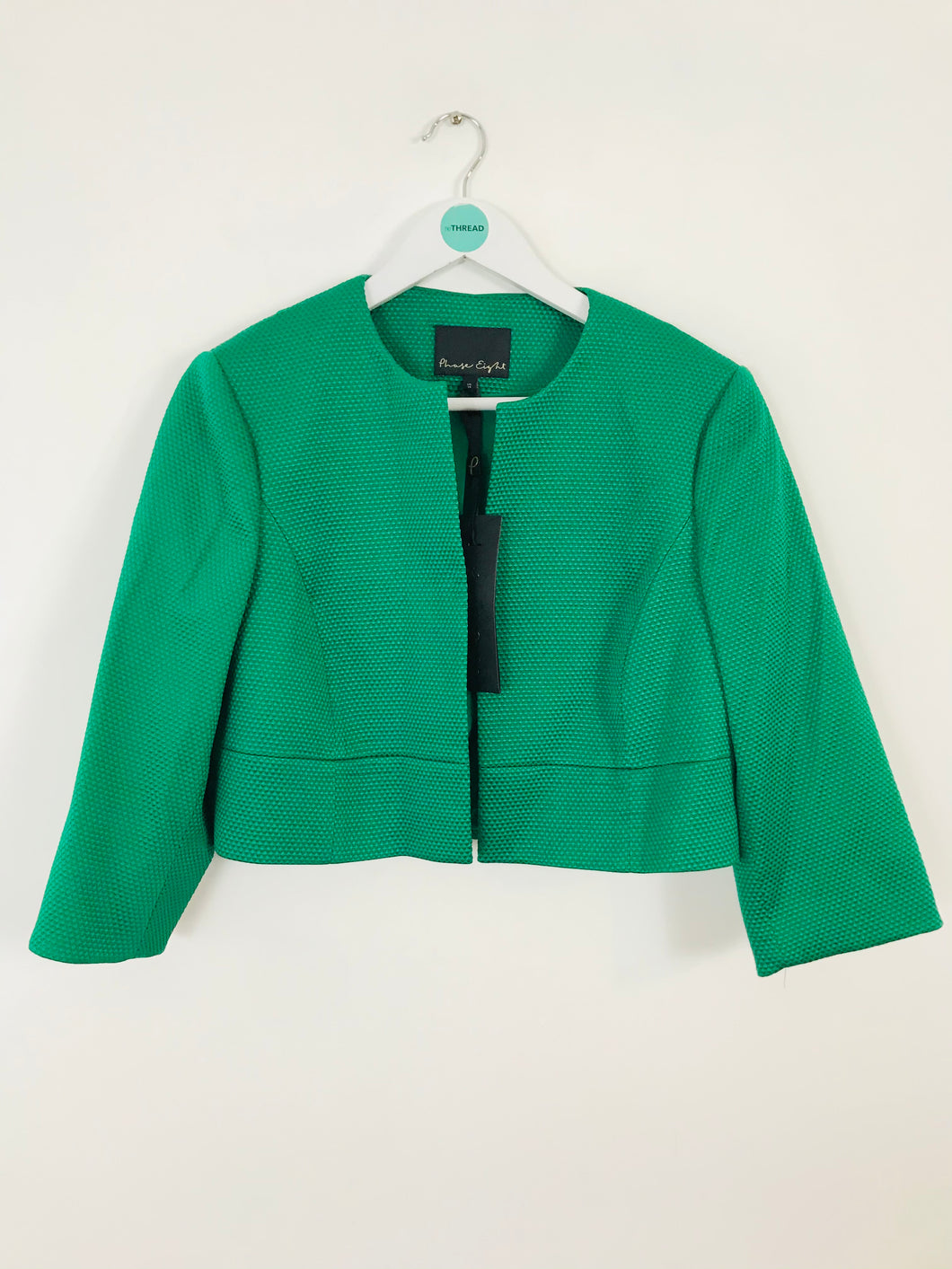 Phase Eight Women’s Cropped Blazer Jacket NWT | UK14 | Green