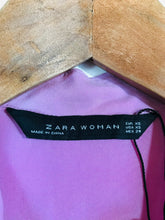 Load image into Gallery viewer, Zara Women&#39;s Silk Button Blouse | XS UK6-8 | Pink
