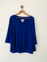 Load image into Gallery viewer, Joseph Ribkoff Women&#39;s Layered T-Shirt  | UK14 | Blue
