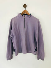 Load image into Gallery viewer, White Stuff Women&#39;s 1/4 Zip Sweatshirt  | 2 UK12-14 | Purple
