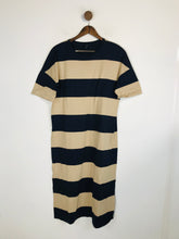 Load image into Gallery viewer, Cos Women&#39;s Striped T-Shirt Midi Dress | XS UK6-8 | Multicoloured
