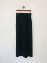 Load image into Gallery viewer, Uniqlo Women&#39;s Smart Wide Leg Trousers | M UK10-12 | Black
